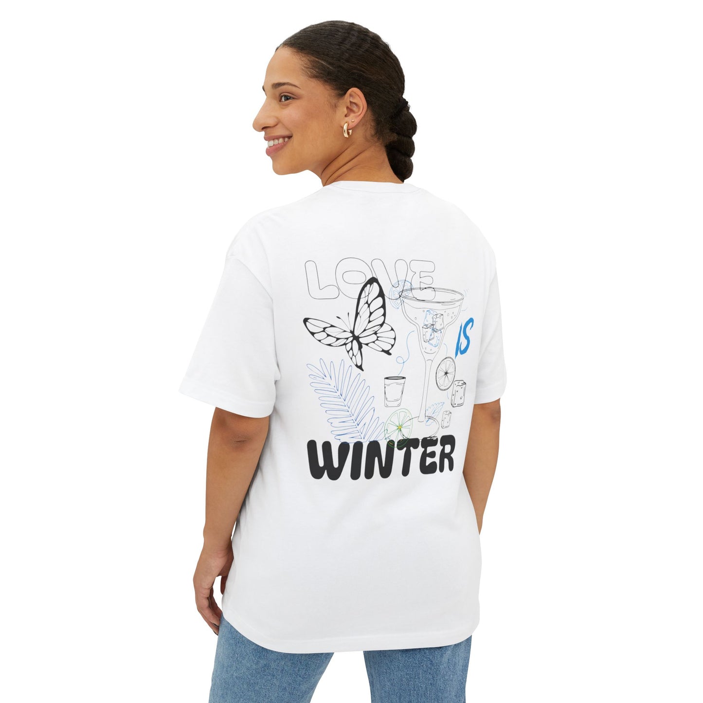 Love is Winter Unisex Oversized