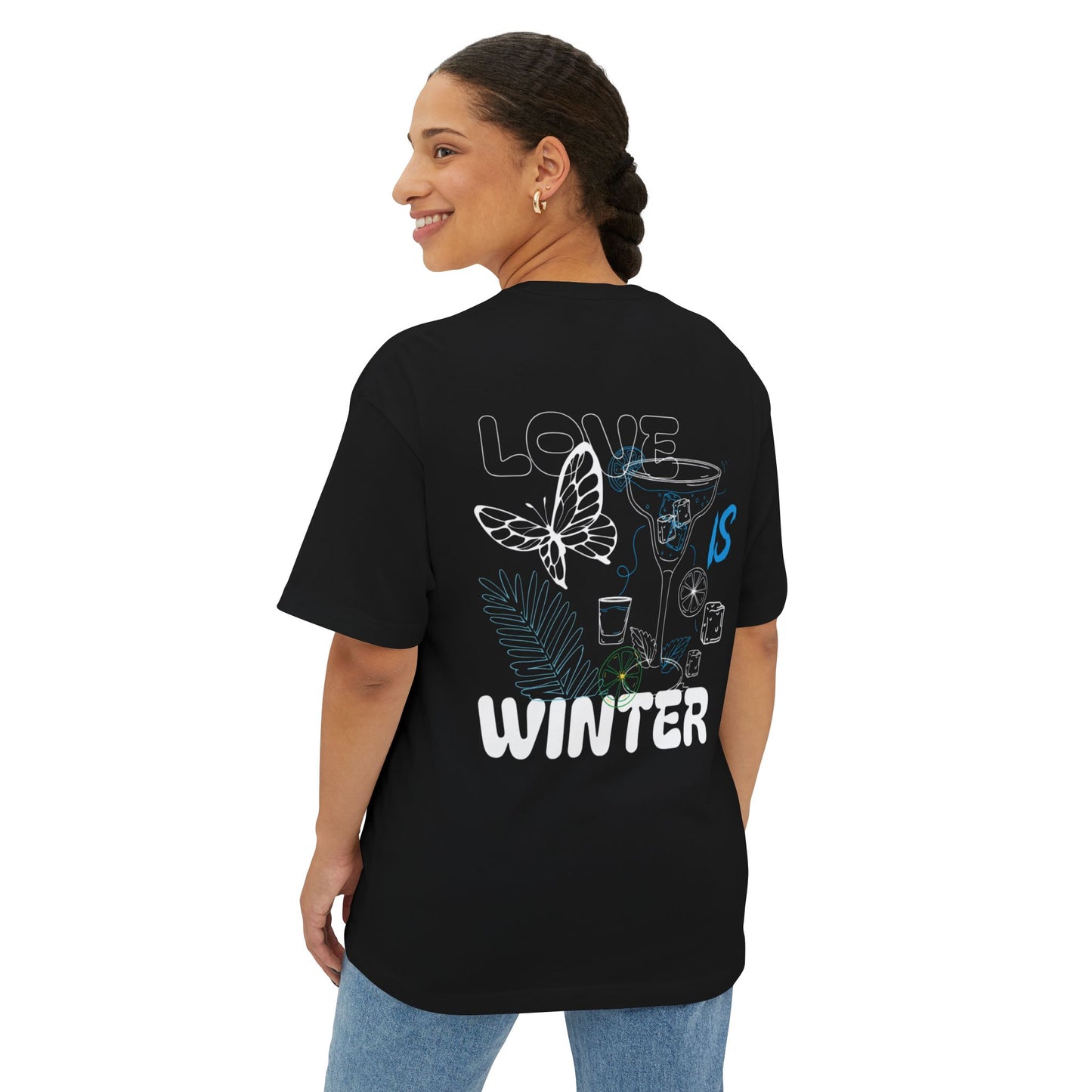 Love is Winter Unisex Oversized